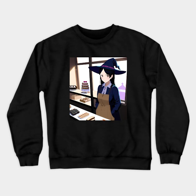 Bakery Witch Crewneck Sweatshirt by Manzo Carey